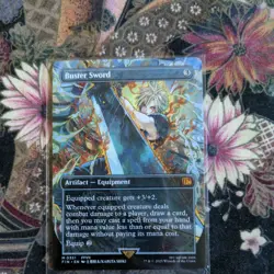 MTG Final Fantasy English Buster Sword Borderless 0351 Non-Foil NM Pack Fresh - Image 1