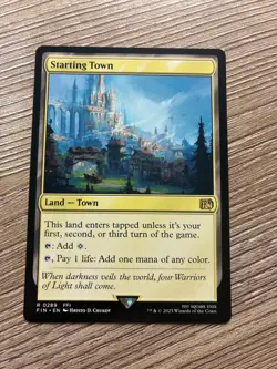 Starting Town Final Fantasy Regular Magic The Gathering MtG Non-Foil 2nd Listing - Image 1