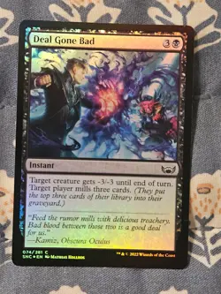 Deal Gone Bad FOIL Streets of New Capenna MTG Magic - Image 3