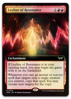 Leyline of Resonance (Extended Art) #379 (Foil) (NM) Duskmourn DSK Magic MTG - Image 1