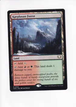 MAGIC THE GATHERING MTG COMMANDER: EDGE OF ETERNITIES KARPLUSAN FOREST - Image 1