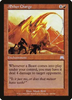 MTG - Aether Charge - Onslaught - X1 - (LP) - FOIL - Image 1