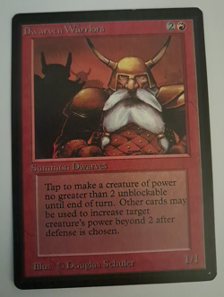 Dwarven Warriors EX Beta MTG Magic the Gathering - Image 1