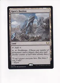 MAGIC THE GATHERING MTG COMMANDER: EDGE OF ETERNITIES KARN'S BASTION - Image 1