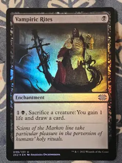 Vampiric Rites FOIL double masters 2022 MTG Magic - Image 1