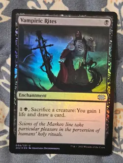 Vampiric Rites FOIL double masters 2022 MTG Magic - Image 2