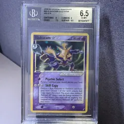 Pokemon Alakazam Gold Star BGS 6.5 Ex Crystal Guardians 99/100 English "POP 4" - Image 1