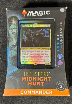 Magic the Gathering MTG Innistrad Midnight Hunt Commander Deck Undead Unleashed - Image 1