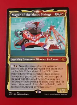 1x Magar of the Magic Strings | Showcase | Unfinity | MTG Magic Cards - Image 1
