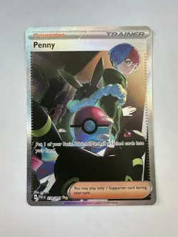 Pokemon TCG: Penny (SIR) - Paldean Fates 239/091 - Image 1