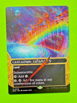 MTG Edge of Eternities - Cascading Cataracts - Borderless - Non-Foil - Image 1