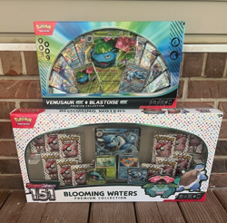 NEW-Pokemon Venusaur ex Blastoise ex Premium Collection & 151 Blooming Waters - Image 1