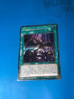 YUGIOH Secret Rare Forbidden Droplet MP22-EN254 1st Edition - Image 1