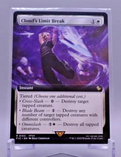 MTG Final Fantasy Commander, Cloud's Limit Break - Borderless K211 - Image 1
