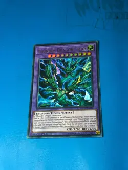 YUGIOH Ultra Rare Thunder Dragon Titan MP19-EN182 1st Edition - Image 1