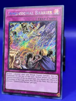 Yugioh Dimensional Barrier RA01-EN072 Secret Rare 1st Ed NM - Image 2
