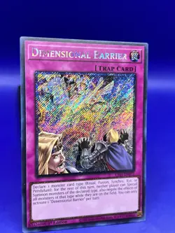 Yugioh Dimensional Barrier RA01-EN072 Secret Rare 1st Ed NM - Image 3