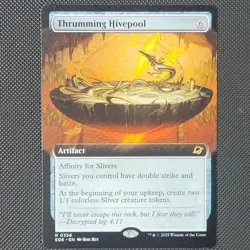 Thrumming Hivepool Extended Art Edge of Eternities R 0356 MTG pack fresh - Image 1