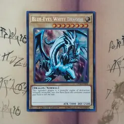 Blue-Eyes White Dragon CT14-EN002 2017 Limited Edition Holo NM Yugioh Card - Image 1