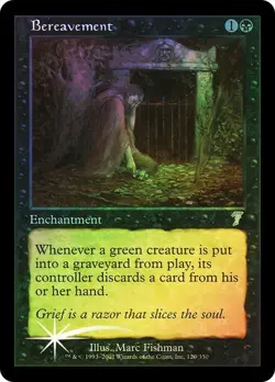 7th Edition MTG FOIL Bereavement Magic - Image 1