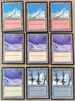 Magic The Gathering. Ice Age. 1995. Lot of 20 Snow Covered Lands!! NM-VG. MTG - Image 2