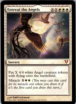 Entreat the Angels Avacyn Restored Mythic NM Magic: The Gathering 20 Normal - Image 1