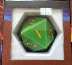 Sirius Dice Black Lotus DIE 54mm Spindown D20 JUMBO DICE - Image 2