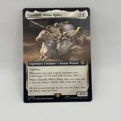 Gandalf, White Rider (Extended Art) Universes Beyond: the Lord of the Rings:... - Image 1