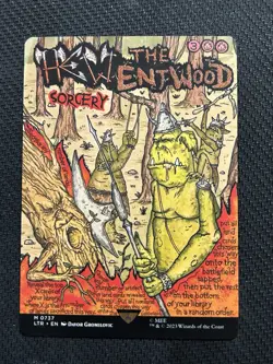 MTG - LTR - Hew the Entwood - Showcase Poster Non-Foil - M 0737 NM - Image 1