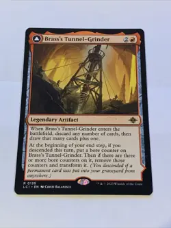 MTG Lost Caverns of Ixalan R Brass's Tunnel-Grinder #0135 - Image 1