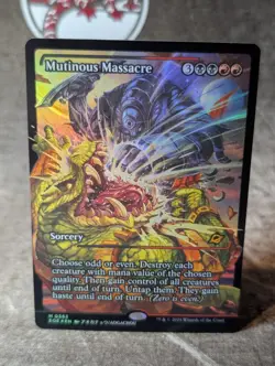 MTG, Mutinous Massacre #363 Showcase, Edge of Eternities, NM, Mythic Rare, Foil - Image 1