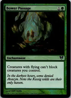 Magic the Gathering Foil Bower Passage Avacyn Restored MTG Free Shipping! - Image 1