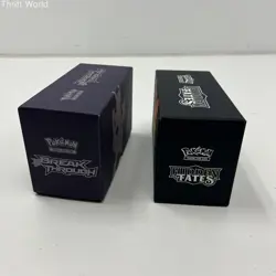 Pokemon Card Lot Bulk Collection w/ BREAKthrough & Hidden Fates Storage Boxes - Image 3