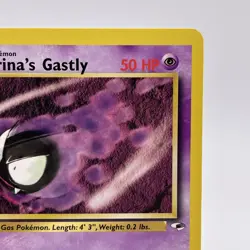 Sabrina's Gastly 93/132 Pokemon Gym Heroes Card TCG Vintage - Image 4