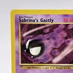 Sabrina's Gastly 93/132 Pokemon Gym Heroes Card TCG Vintage - Image 5