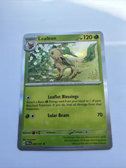005/131 Leafeon : Rare Holo Card : Pokemon TCG Prismatic Evolutions - Image 2