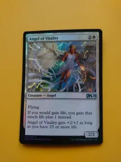 Angel of Vitality. Core Set 2020. M20. MTG Card. FOIL - Image 1
