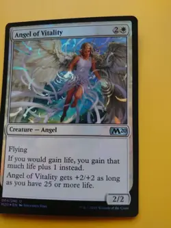 Angel of Vitality. Core Set 2020. M20. MTG Card. FOIL - Image 2
