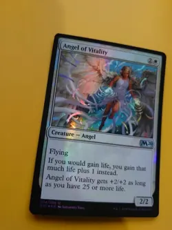 Angel of Vitality. Core Set 2020. M20. MTG Card. FOIL - Image 4
