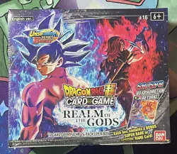 Dragon Ball Super Masters Trading Card Game Realm Of The Gods Booster Box BT16 Z - Image 1