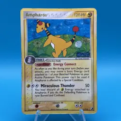 Pokemon Card - Ampharos EX Unseen Forces 1/115 Reverse Holo Stamped HP - Image 1
