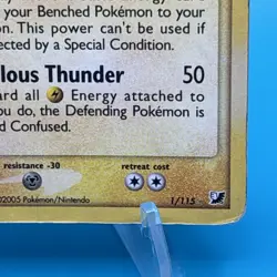 Pokemon Card - Ampharos EX Unseen Forces 1/115 Reverse Holo Stamped HP - Image 5
