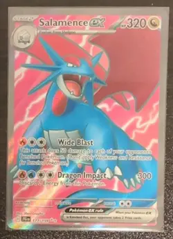 Salamence ex 177/159 Pokemon Card Journey Together Full Art Ultra Rare NM - Image 3