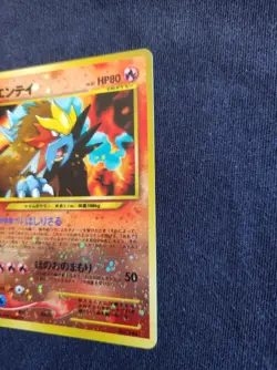 Pokemon Japanese Card Entei No.244 Neo Prenium File 2 Promo 2000 M - Image 3