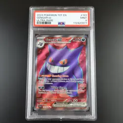 PSA 9 Gengar 193/162 Pokemon Temporal Forces Ultra Rare Graded Card - Image 1