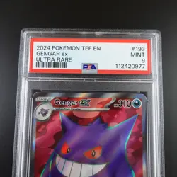 PSA 9 Gengar 193/162 Pokemon Temporal Forces Ultra Rare Graded Card - Image 2