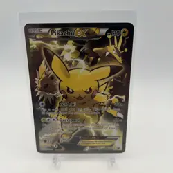 PIKACHU EX XY124 Black Star Holofoil Promo Card - Image 1