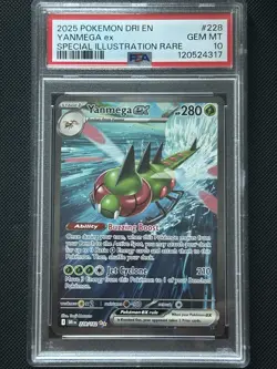 Pokemon TCG Destined Rivals Yanmega Card 228/182 Near Mint Condition - Image 1