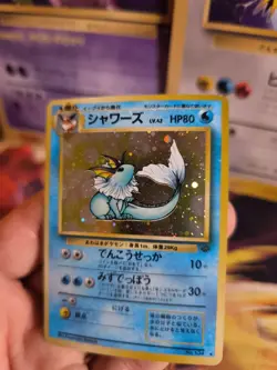 Pokemon Karte Card Aquana Vaporeon Jungle Dschungel Rare Holo Wotc japanese Exc - Image 2