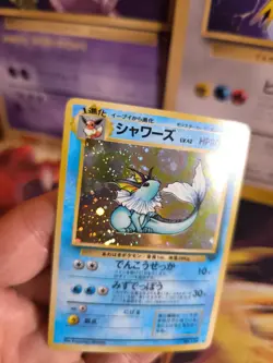 Pokemon Karte Card Aquana Vaporeon Jungle Dschungel Rare Holo Wotc japanese Exc - Image 3